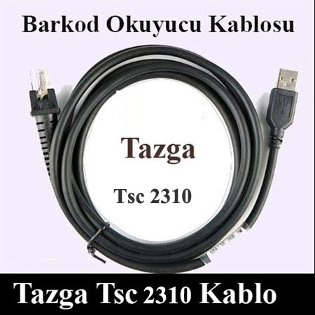 KABLO-TAZGA TSC 2310 BARKOD OKUYUCU KABLOSU