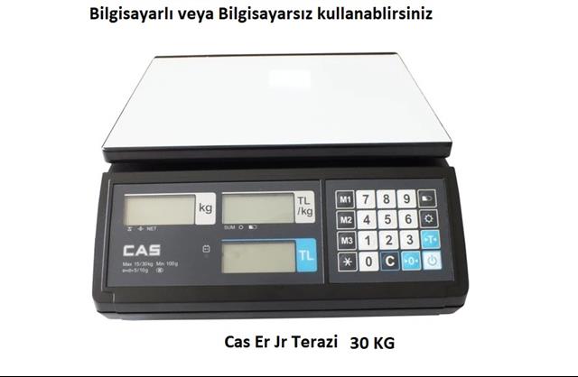 Terazi Cas Er Jr Barkodsuz Terazi Online 30 Kg Barkomatik Com