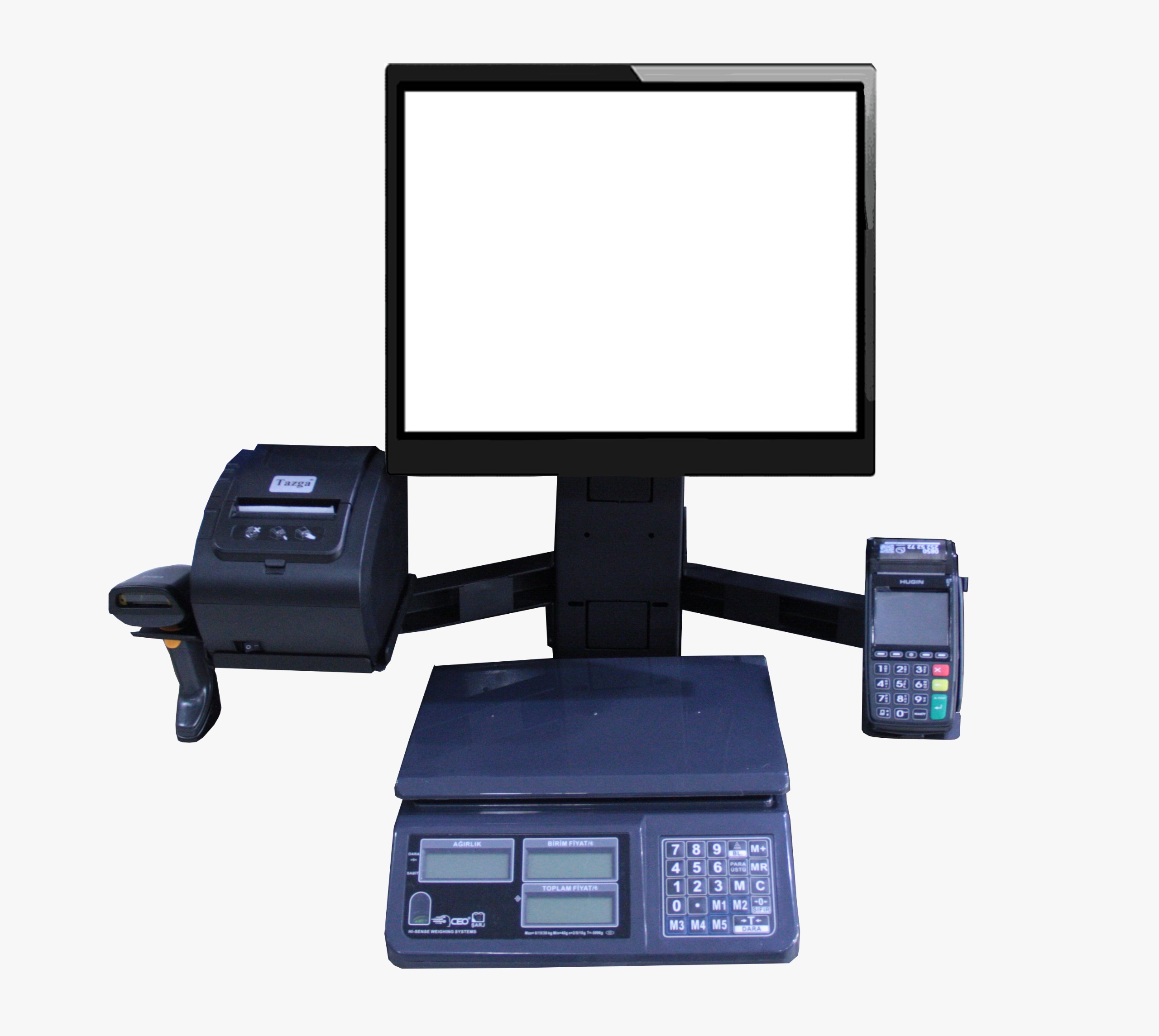 TERAZİPOS-1022 HIZLI SATIŞ KASİYER AHTAPOT (CİHAZ- YAZICI DAHIL) 17″