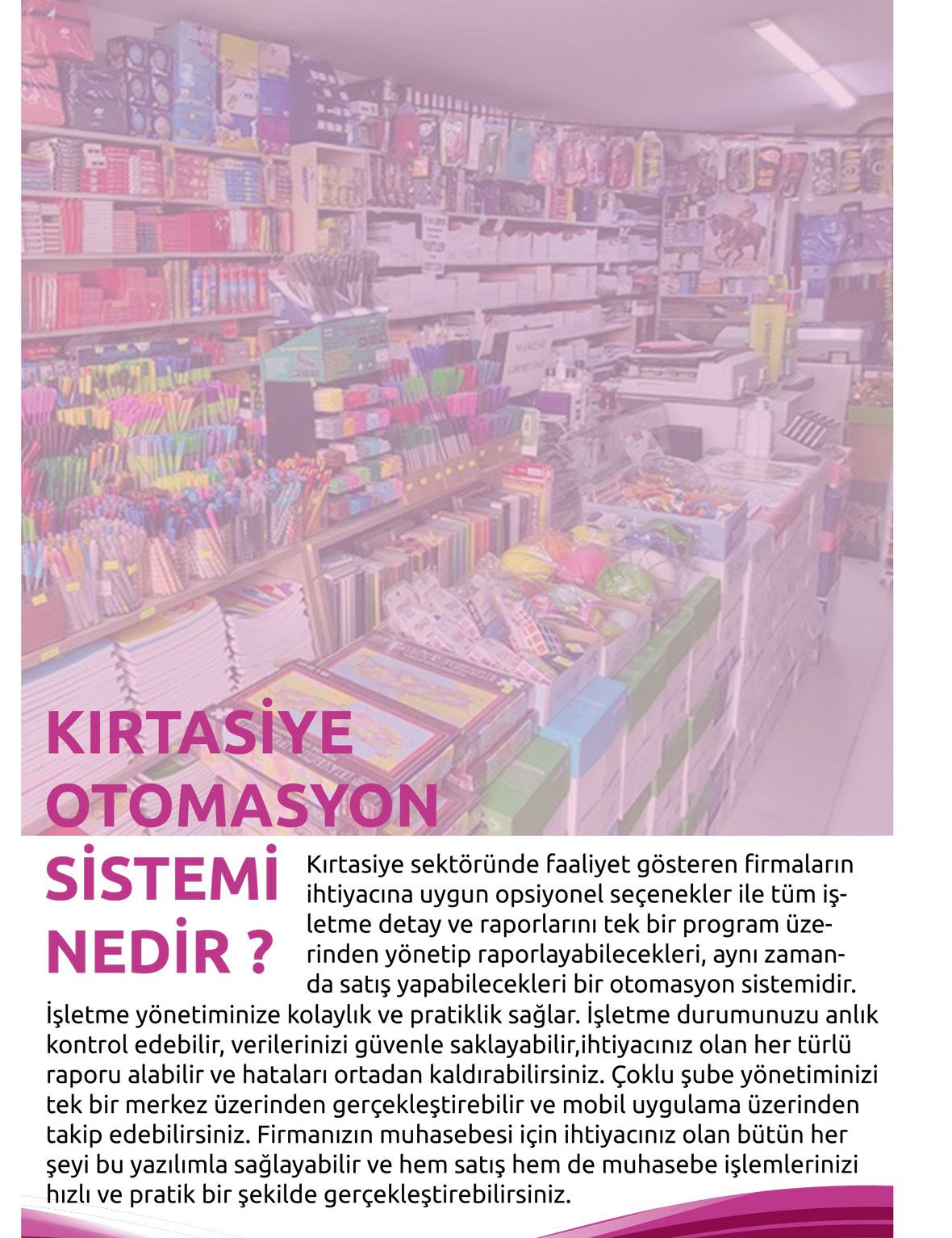 Kirtasiye Otomasyon SİSTEMİ