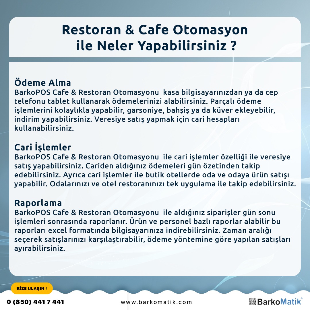 Restoran Otomasyon SİSTEMİ