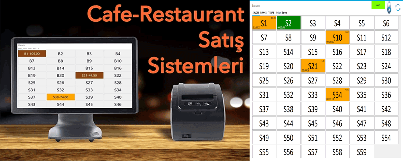 Cafe & Restoran Otomasyon SİSTEMİ